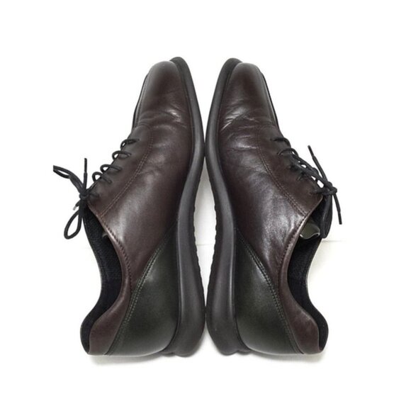 Ecco 2-tone leather lace up dress shoes brown size 7.5 style number 351 main image 6